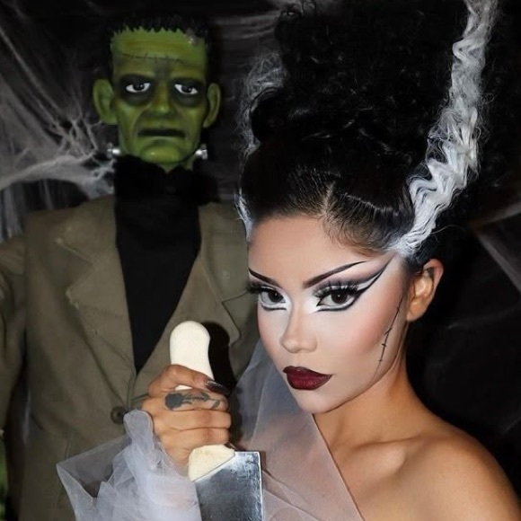 Costume, 3 Piece Monster’s Bride Dr.Frankenstein Leg Avenue - Picture 9 of 10
